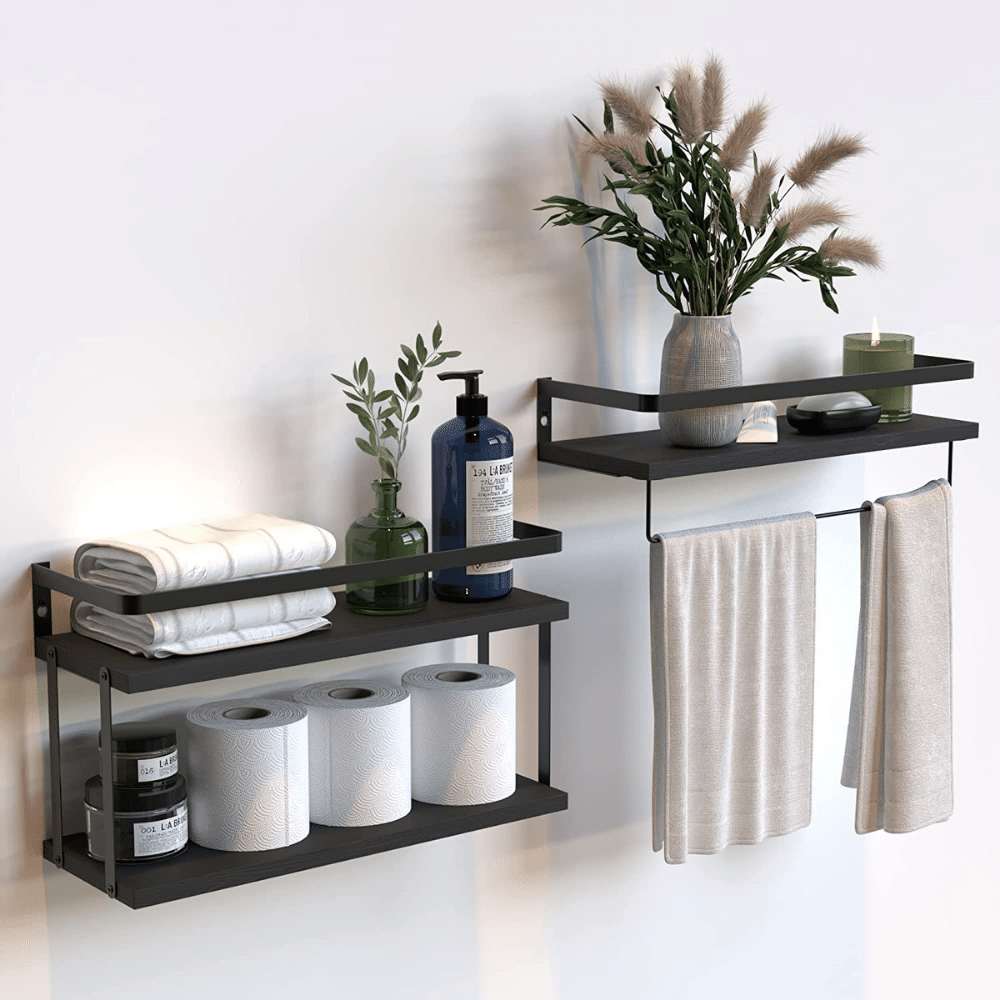 The 5 Best Black Bathroom Shelves Buyers Guide