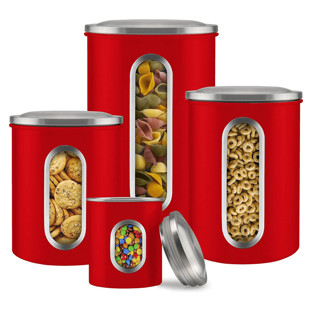 What to Look for When Purchasing a Red Canister Set