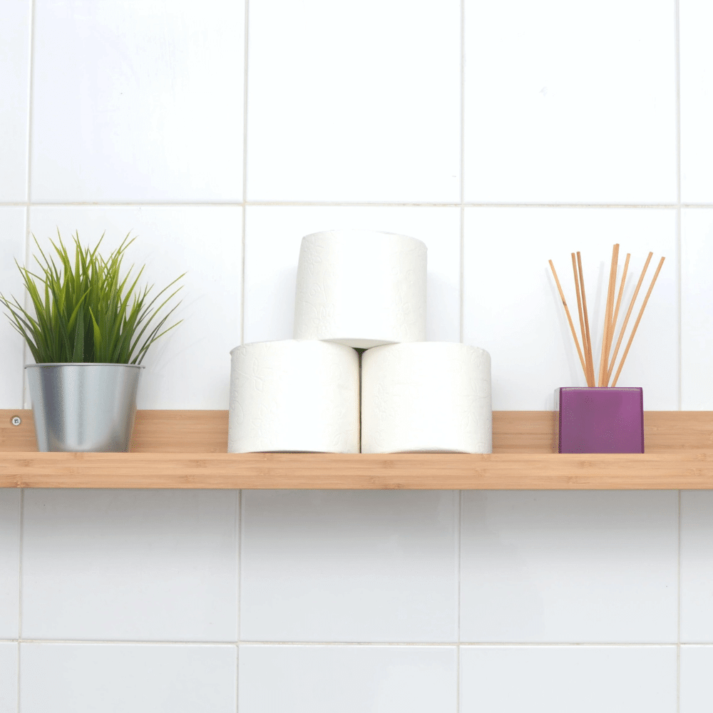 bathroom corner shelves