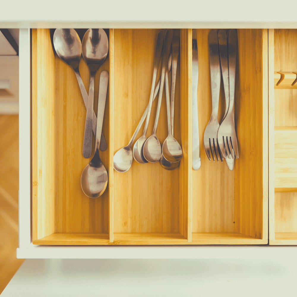 bamboo drawer organizer