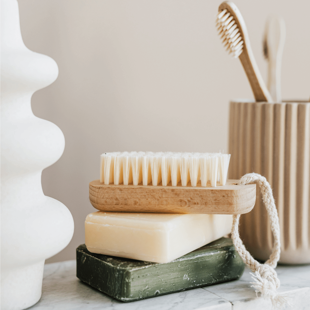 bamboo shower caddy