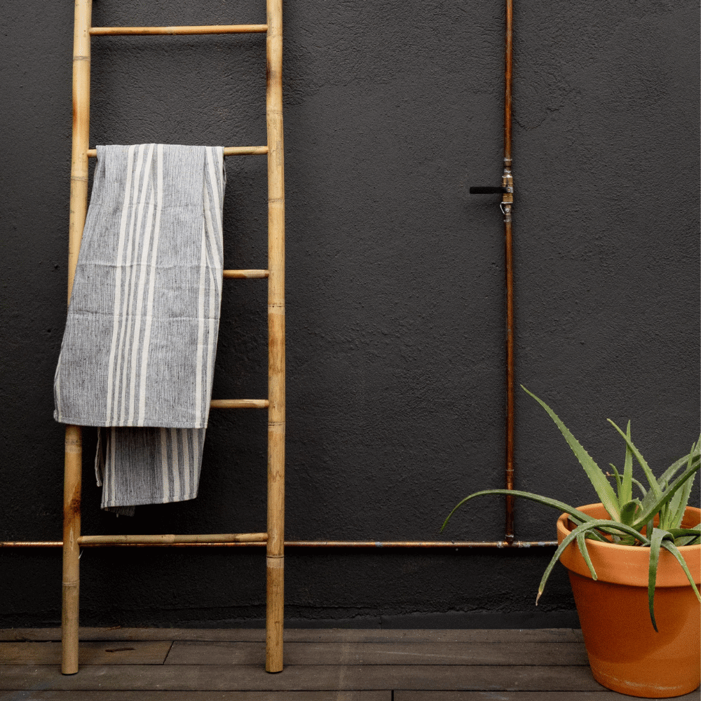 ladder towel rack