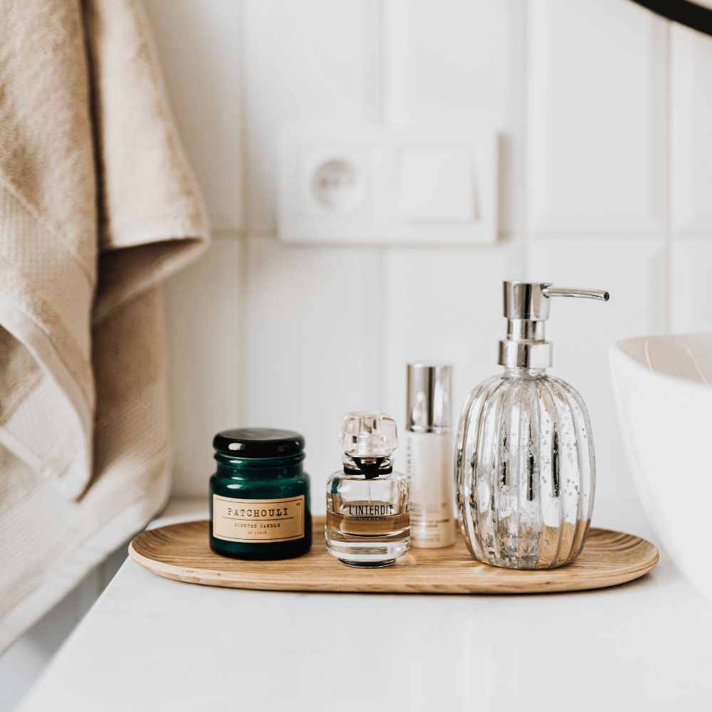 bathroom counter tray