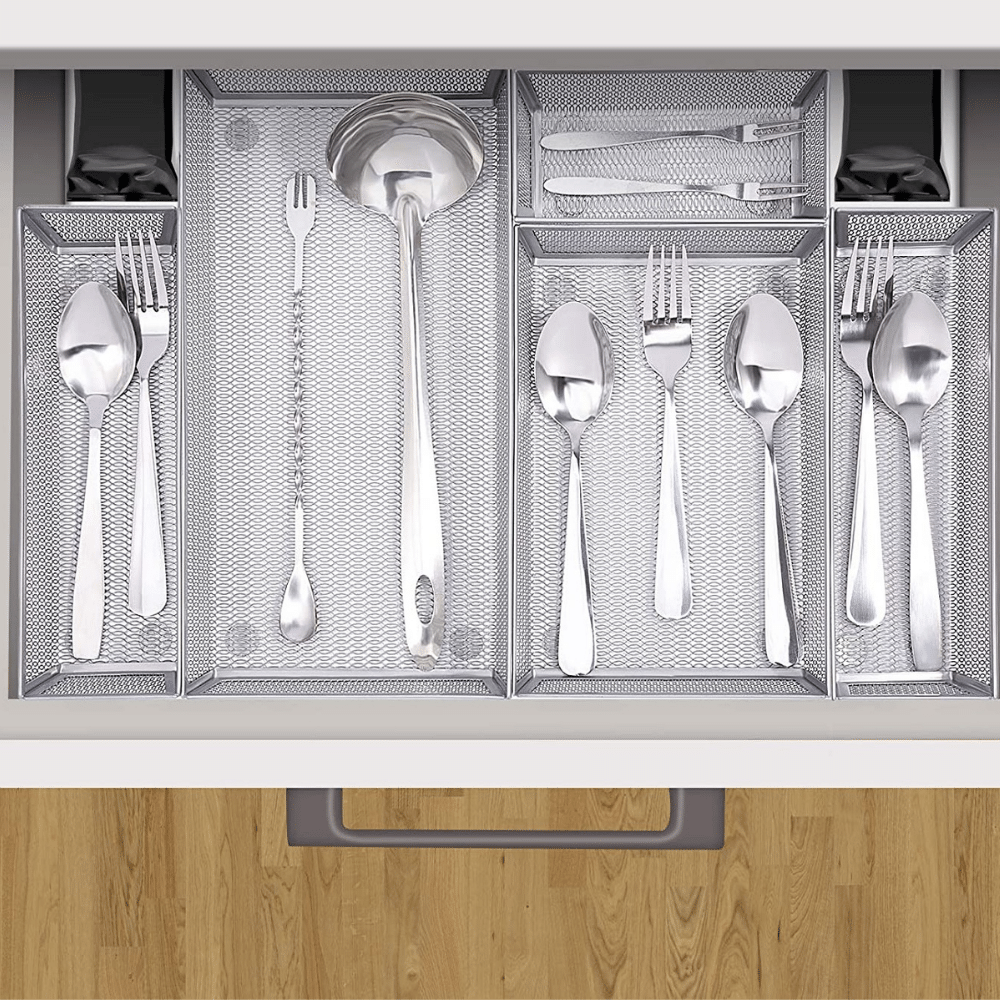 metal drawer organizer