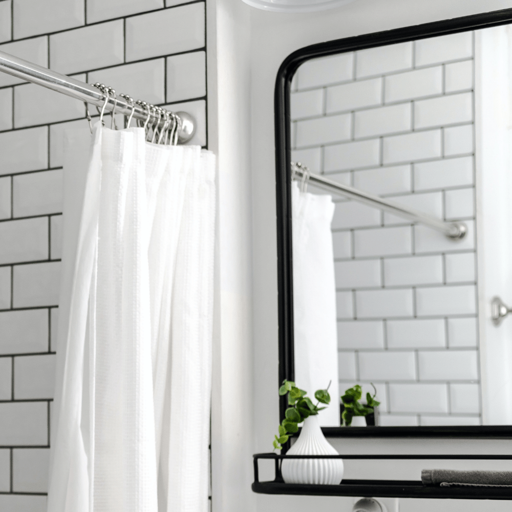 shelved bathroom mirrors