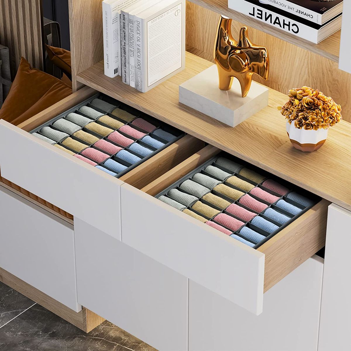 sock drawer organizer