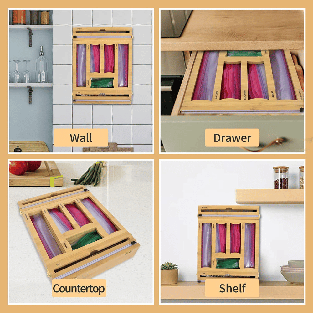 ziploc bag organizer