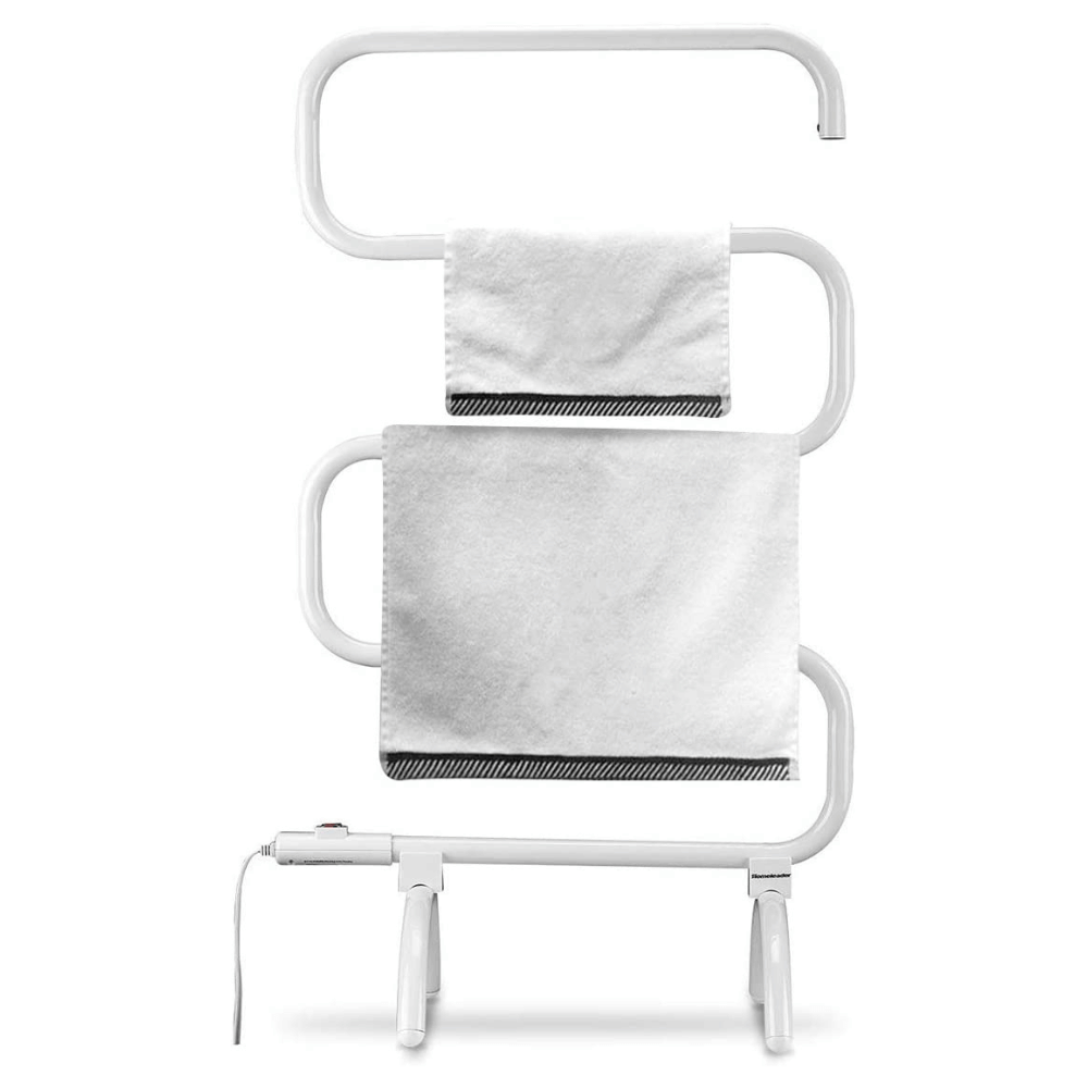 freestanding heated towel rack