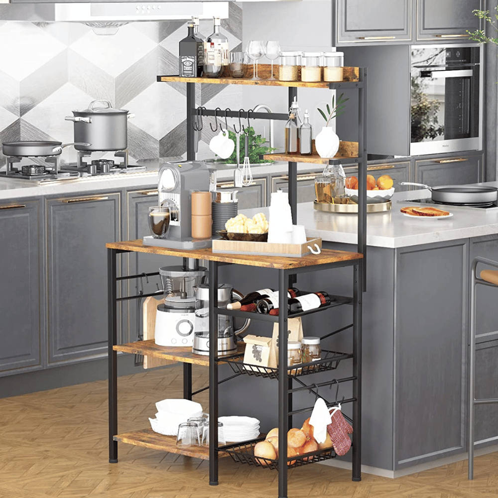 Top 5 Bakers Racks with Wine Storage Reviews
