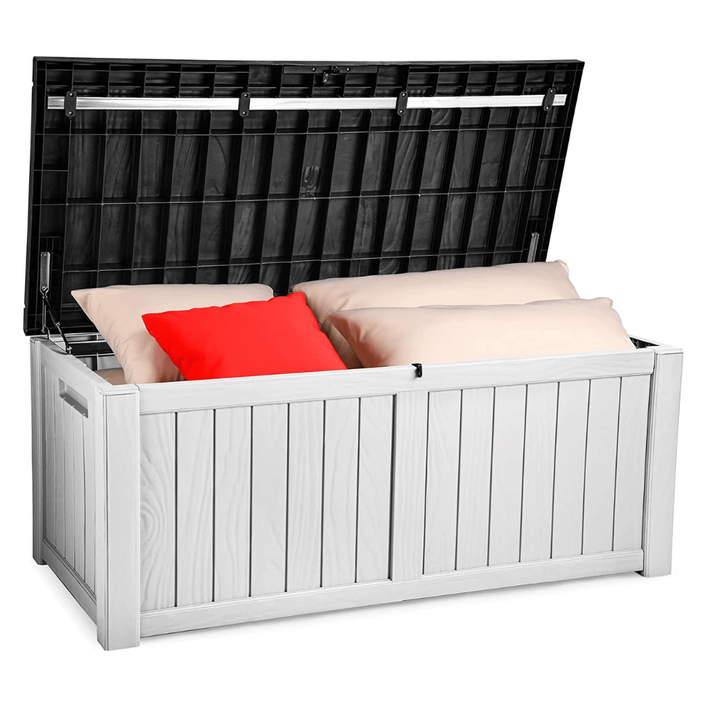 5 of the Best White Outdoor Storage Benches on the Market Today