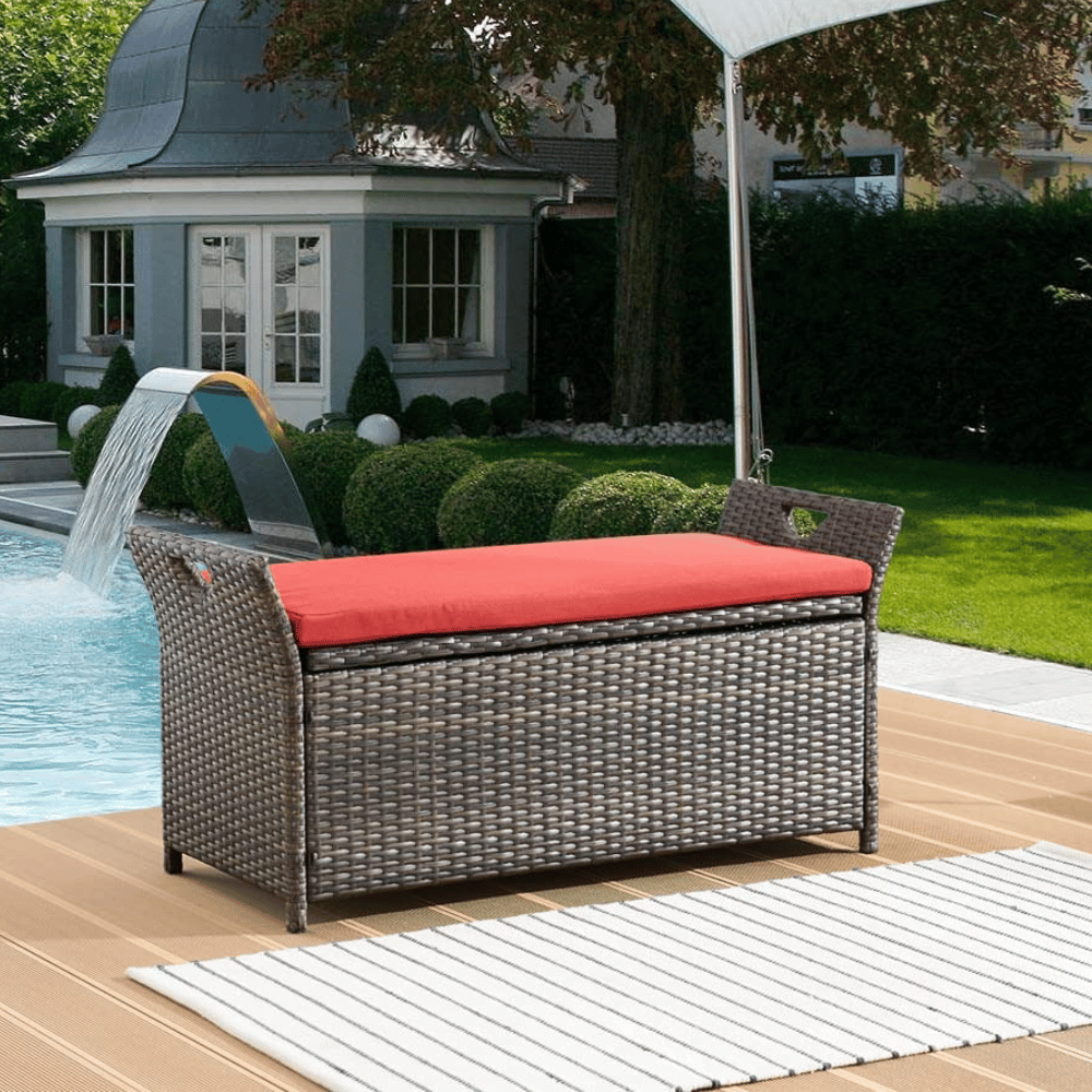 The 5 Best Outdoor Wicker Storage Benches (Reviews)